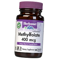 Метилфолат капсулы, Methylfolate 400, Bluebonnet Nutrition