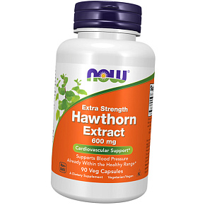 Экстракт боярышника, Extra Strength Hawthorn Extract 600, Now Foods