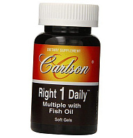 Мультивитамины и Омега 3, Right 1 Daily, Carlson Labs