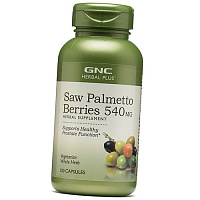 Экстракт Со Пальметто, Herbal Plus Saw Palmetto Berries 540, GNC