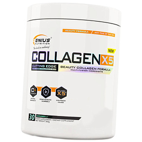 Коллаген и Гиалуроновая кислота, Collagen-X5 Powder, Genius Nutrition