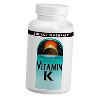 Витамин К, Vitamin K, Source Naturals