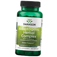 Адаптогенный травяной комплекс, Adaptogenic Herbal Complex, Swanson