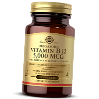 Сублингвальный Витамин В12, Megasorb Vitamin B12 5000, Solgar