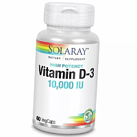 Витамин Д3, Vitamin D-3 10000, Solaray