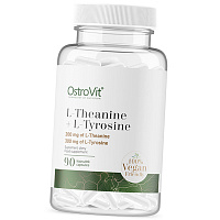 Теанин и Тирозин, L-Theanine + L-Tyrosine VEGE, Ostrovit