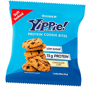 Протеиновое печенье без сахара, Yippie! Protein Bites, Weider