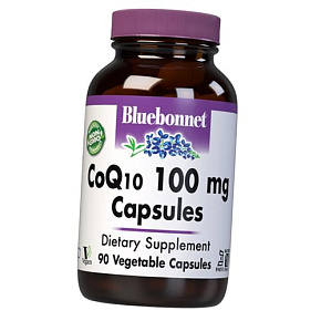 Коэнзим Q10, CoQ10 100 Caps, Bluebonnet Nutrition 