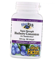 BlueRich Blueberry Concentrate Natural Factors 