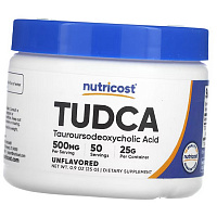 Тауроурсодезоксихолевая кислота, TUDCA Powder, Nutricost