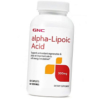 Альфа Липоевая кислота, Alpha Lipoic Acid 300, GNC 