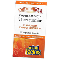 Курмин двойной силы, CurcuminRich, Double Strength Theracurmin, Natural Factors