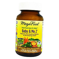 Мультивитамины для беременных и кормящих Мам, Baby & Me 2, Mega Food