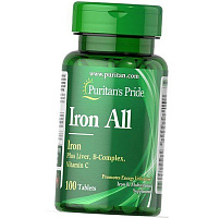 Мультивитамины с железом, Iron All, Puritan's Pride