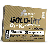 Витамин Д3 К2, Gold Vit D3+K2 Sport Edition, Olimp Nutrition