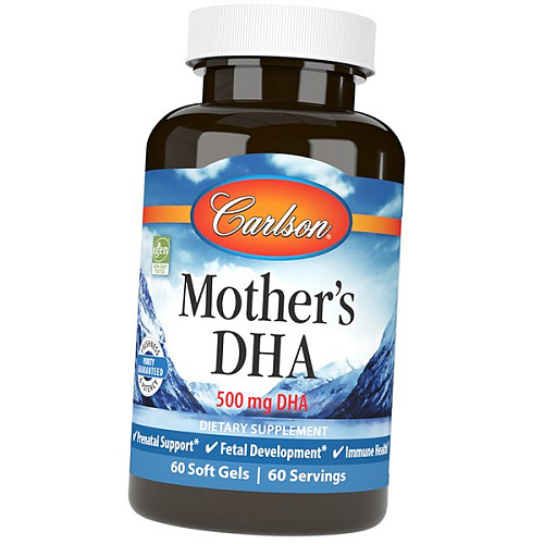 Купити ДГК для мам, що годують, Mother's DHA, Carlson Labs 