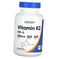 Витамин К2, Менахинон-4, Vitamin K2 MK-4 100, Nutricost