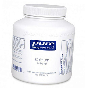 Цитрат Кальция, Calcium сitrate, Pure Encapsulations