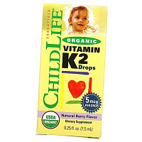Органический Витамин К2 для детей, Organic Vitamin K2, ChildLife