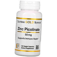 Пиколинат Цинка, Zinc Picolinate 50, California Gold Nutrition