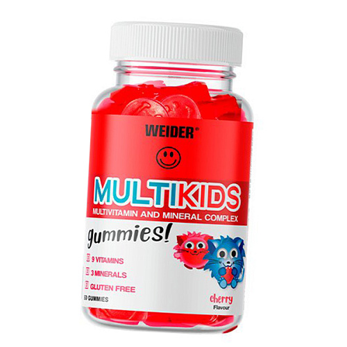 Вітаміни та мінерали Комплекс Вітамінів для дітей, Multi-Kids Gummies, Weider 