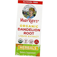 Органический жидкий экстракт корня одуванчика, Organic Dandelion Root Liquid Extract, MaryRuth's
