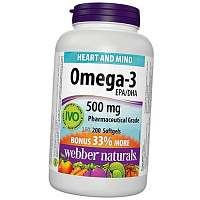 Омега 3, Omega-3 500, Webber Naturals
