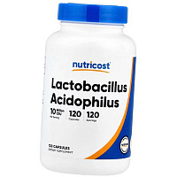 Ацидофильные Лактобактерии, Lactobacillus Acidophilus 10 Billion, Nutricost