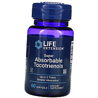 Смесь Токотриенолов и Витамин Е, Super Absorbable Tocotrienols, Life Extension