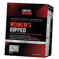Витаминный комплекс для женщин, AMP Women's Ripped Vitapak Non Stim Formula, GNC