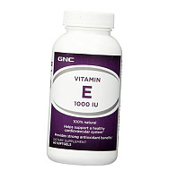Натуральный Витамин Е, Natural Vitamin E 1000, GNC