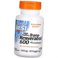 Транс Ресвератрол, Trans-Resveratrol 600, Doctor's Best 