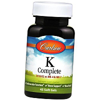 Витамин К, полная формула, K-Complete, Carlson Labs