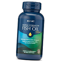 Рыбий Жир Тройной силы, Triple Strength Fish Oil Mini, GNC