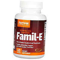Витамин Е, Смесь токоферолов, Famil-E, Jarrow Formulas