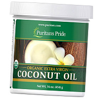 Органическое кокосовое масло первого отжима, Organic Extra Virgin Coconut Oil, Puritan's Pride