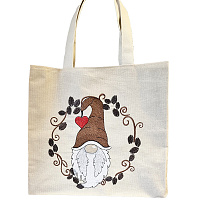 Шоппер сумка для покупок Кофейный гном LB790 купить