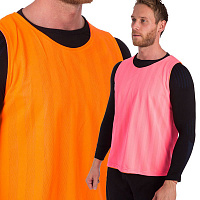 Манишка для футбола двусторонняя мужская цельная (сетка) CO-0791 купить