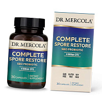 Комплекс пробиотиков и лечебные грибы, Complete Spore Restore, Dr. Mercola