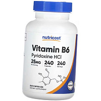 Пиридоксин гидрохлорид, Vitamin B6 Pyridoxine HCl 25, Nutricost