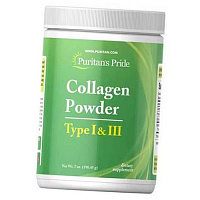 Коллаген 1 и 3 типа, Collagen Peptides Powder Type I & III, Puritan's Pride