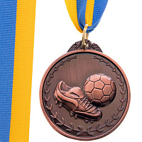 Медаль спортивная с лентой Футбол C-7011