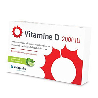 Жевательный Витамин Д, Vitamin D 2000, Metagenics