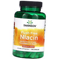 Ниацин не вызывающий покраснений, Flush Free Niacin 500, Swanson
