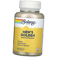 Мультивитамины для мужчин, Men's Golden Multi-Vitamin, Solaray