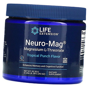 Магний L-треонат, Neuro-Mag Magnesium L-Threonate, Life Extension