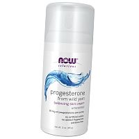 Прогестерон крем, Progesterone from Wild Yam Balancing Skin Cream, Now Foods