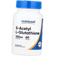 S-ацетил-L-глутатион, S-Acetyl L-Glutathione 100, Nutricost 