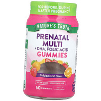 Витамины для беременных, Prenatal Multi + DHA Folic Acid Gummies, Nature's Truth