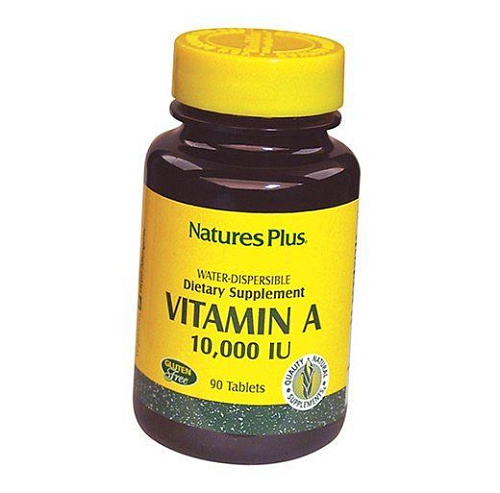 Вітаміни та мінерали Вітамін А, Vitamin A 10000, Nature's Plus 